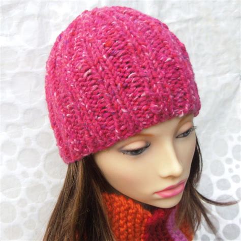 Gorro De Punto R Pido Patrones De Tejido Gorro De Lana Grueso Etsy Espa A