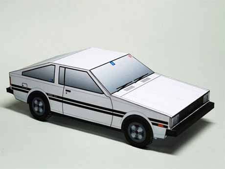 Toyota Corolla Levin Te Papercraft Toyota Corolla Toyota