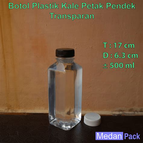 Botol Plastik Kale Petak Pendek Kick Sp 500 Ml Medan Pack