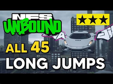 Long Jump Locations Guide - Need for Speed Unbound