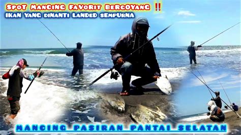 SPOT MANCING FAVORIT BERGOYANGMancing Dari Pinggir Laut Landed Ikan