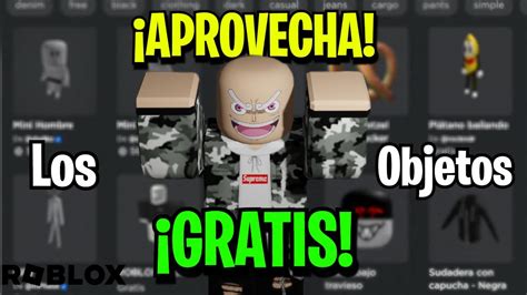 APROVECHA TODOS LOS OBJETOS GRATIS DE ROBLOX YouTube