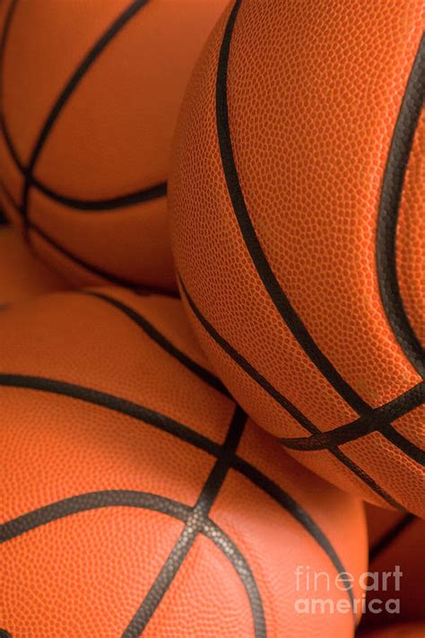 Basketballs Close Up Photograph By Wesley Hitt Fine Art America