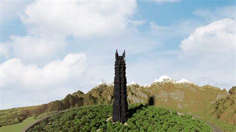 Tower of Orthanc (Isengard) Minecraft Map