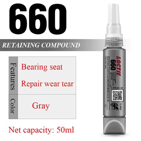 Lager Reparatie Lijm 50Ml Loctite 660 Hoge Sterkte Reparatie Gap Filler