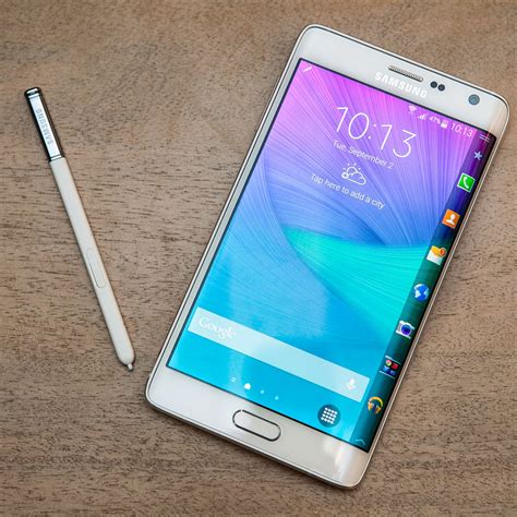 The Galaxy Note Edge Is A Flagship Phone With An Entirely New Kind Of Curved Display The Verge