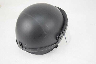 Sirchie C Black Helmet Tactical Riot Shielded Helmet Universal