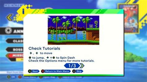 Sonic Origins Game Ui Database