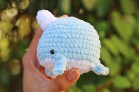 No Sew Narwhal Free Crochet Pattern Easy Plush Amigurumi Narwhal