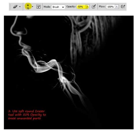 Smoke Portrait - Photoshop Tutorials