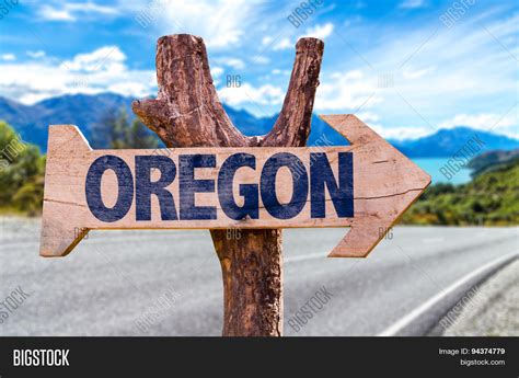 Oregon Wooden Sign Image And Photo Free Trial Bigstock