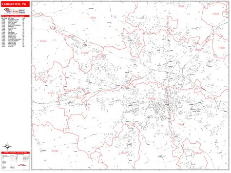 Lancaster Pa Zip Codes Map