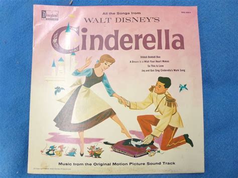 Disney S Cinderella Soundtrack 12 Vinyl LP Walt Disney Cinderella