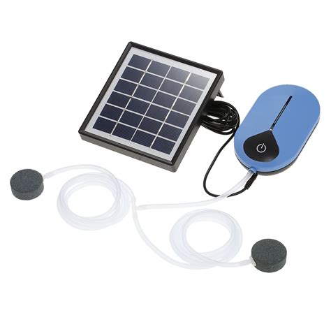 1 5W 3600mAH Pompa Di Ossigeno Solare Serbatoio Di Pesce Ossigenatore