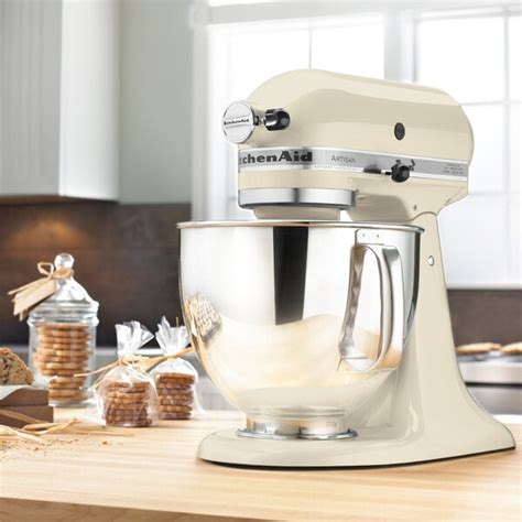 KitchenAid KSM150PSAC Almond Cream Artisan Series 5 Qt Countertop Mixer