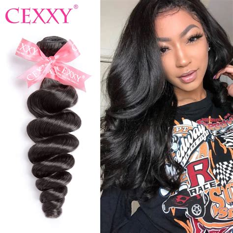 Buy 7a Cexxy Peruvian Weave Bundles Loose Wave 1 3 4 Pcs 6 28 Inches Human Hair