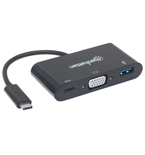 Adattatore Convertitore Usb C™ A Vga Usb A Usb Pd Iadap Usb31 Vgap Manhattan