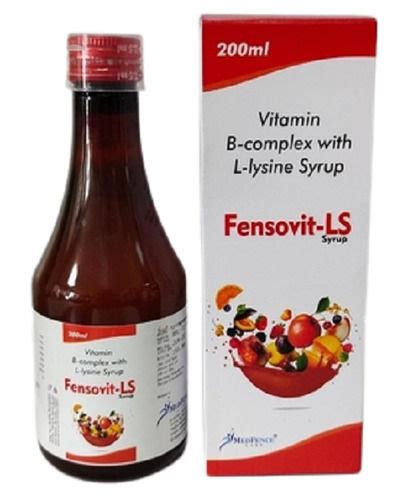 Vitamin B Complex With L Lysine Syrup Ml Health Supplements At Best