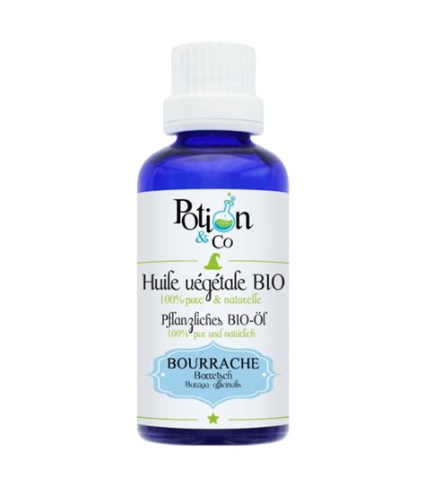 Huile végétale de bourrache BIO 50ml Potion Co