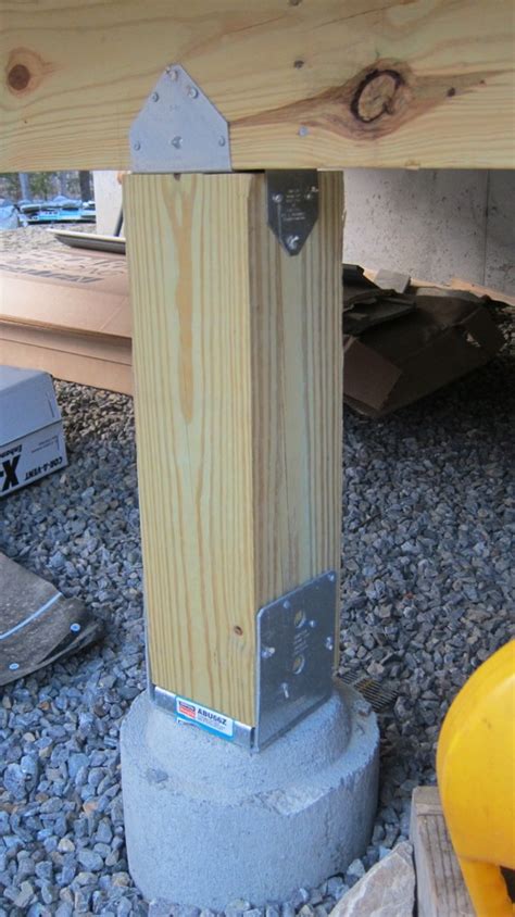 How To Install A Deck Post Ask The Builder