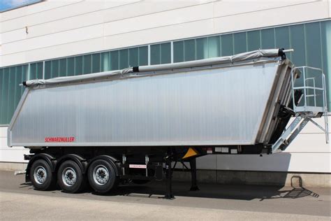 Axle Aluminium Hollow Profile Tipper Semitrailer Sm Trailers