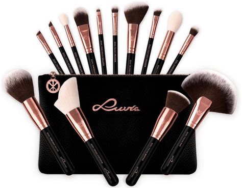 Luvia Cosmetics Kosmetikpinsel Set Essential Brushes Black Diamond 15 Tlg Vegan Online