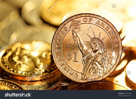 Us $1 (One Dollar) Coin Stock Photo 73322332 : Shutterstock