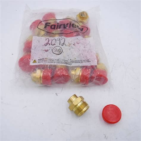 20pck Fairview 2092 Brass Cylinder Primus By Female Pipe Fittings For Lp Gas Ebay