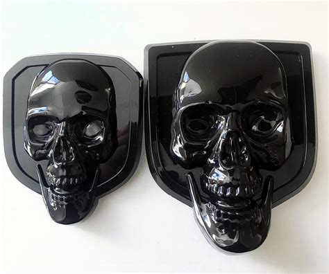 Buy Custom Skull Head Front Grille Rear Tailgate Emblem Nameplate