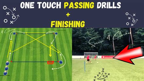 🔰 📢one Touch Passing Drills Finishing Youtube