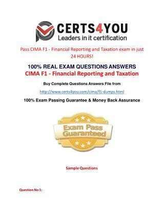 Cima F Financial Reporting Powerpoint Ppt Presentations Cima F