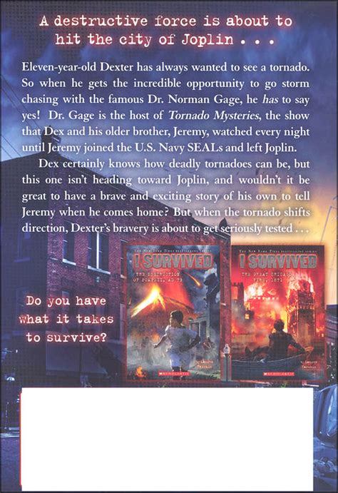 I Survived The Joplin Tornado 2011 Scholastic Paperback 9780545658485