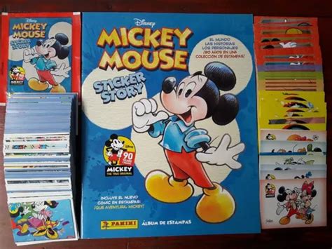 Lbum Mickey Mouse A Os Panini Stickers B Sicos Y Cards Cuotas