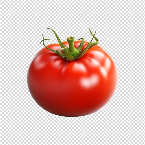 Tomate Aislado Sobre Un Fondo Blanco Archivo PSD Premium