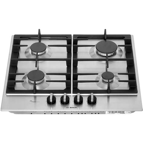 Bosch PCP6A6B90 Serie 6 Built In 58cm 4 Burners Gas Hob Black ...