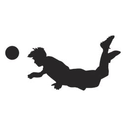 Futbolista Pateando Pelota Silueta Descargar Png Svg Transparente