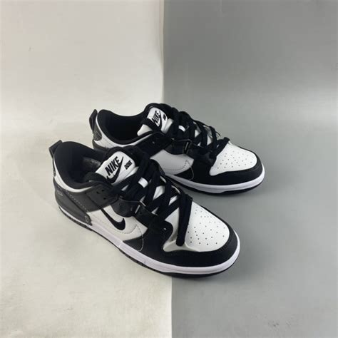 Nike Dunk Low Disrupt Panda Black Pure Platinum White For Sale