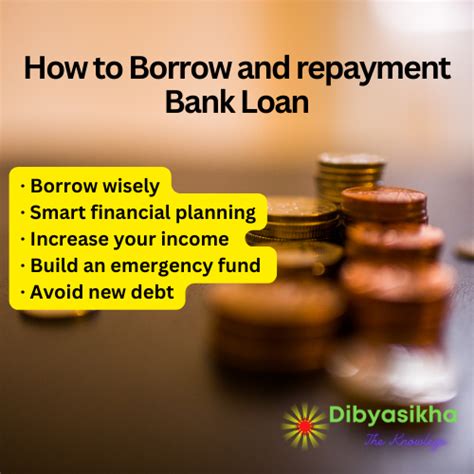 5 Easy Ways How To Borrow And Repayment Bank Loan