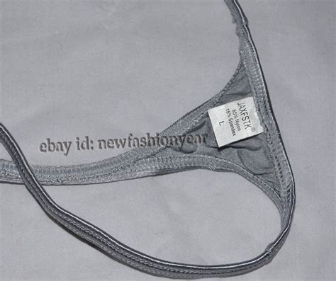 Men Shiny Satin Mini Tangas Micro Thong Pouch Underwear G String Bikini T Back EBay