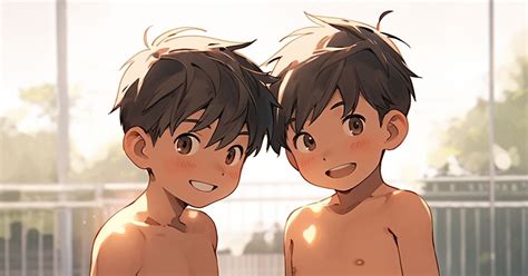 female clothing, young boy, shota / 水着少年23 - pixiv