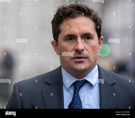 London, UK. 25th Jan, 2023. Johnny Mercer, Veterans Minister outside ...