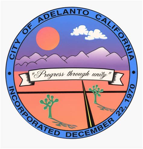 Seal Of Adelanto, California - City Of Adelanto, HD Png Download , Transparent Png Image - PNGitem