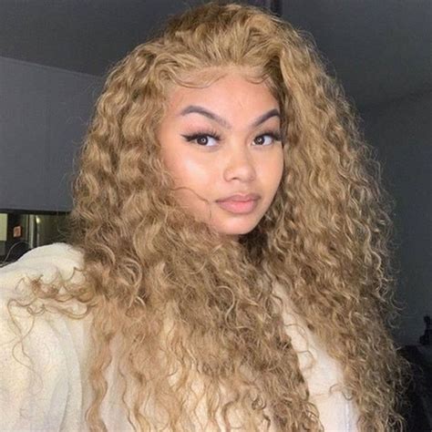 27 Honey Blonde Water Wave 13x4 Lace Front Wigs Yolissa Hair