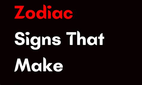 Zodiac Signs That Make Future Plans – Zodiac Heist