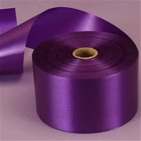 4 In X 10 Yard Plum Shiny Wired Edge Ribbon 1 Kroger