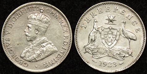 Australia Threepence About Extremely Fine Good Extremely Fine