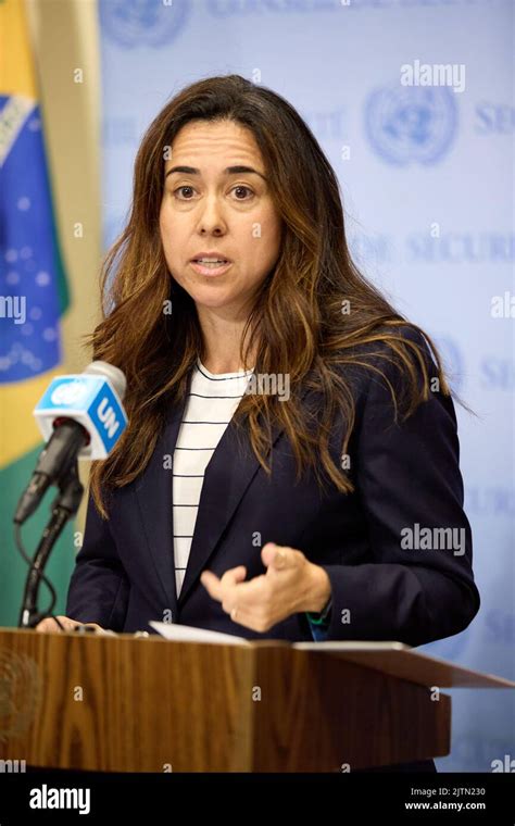 New York Ny Usa 31st Aug 2022 Ambassador Lana Nusseibeh Permanent