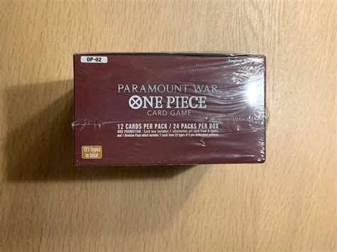 One Piece Op Paramount War Booster Display Box Sealed Kaufen Auf