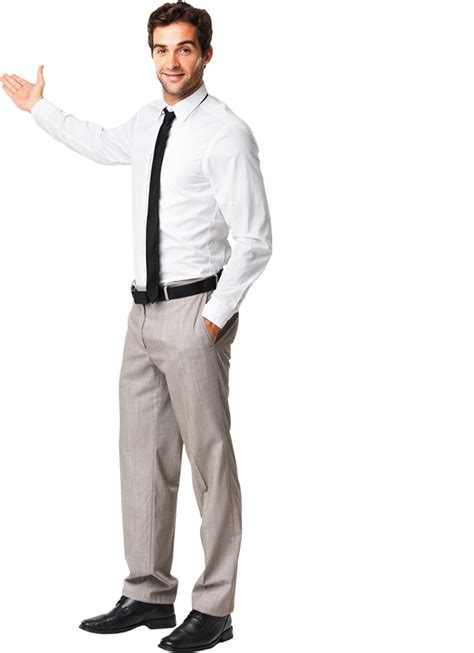 Business Man Standing Png