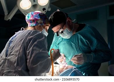 Hospital Operating Room International Team Professional Stock Photo ...